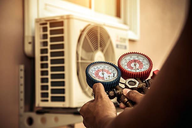 Professional Ductwork Repair technician working in Weatherford, TX